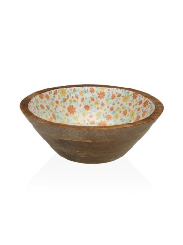 ENSALADERA DE MADERA CON ACABADO ESMALTADO MODELO NIVORA 30 CM